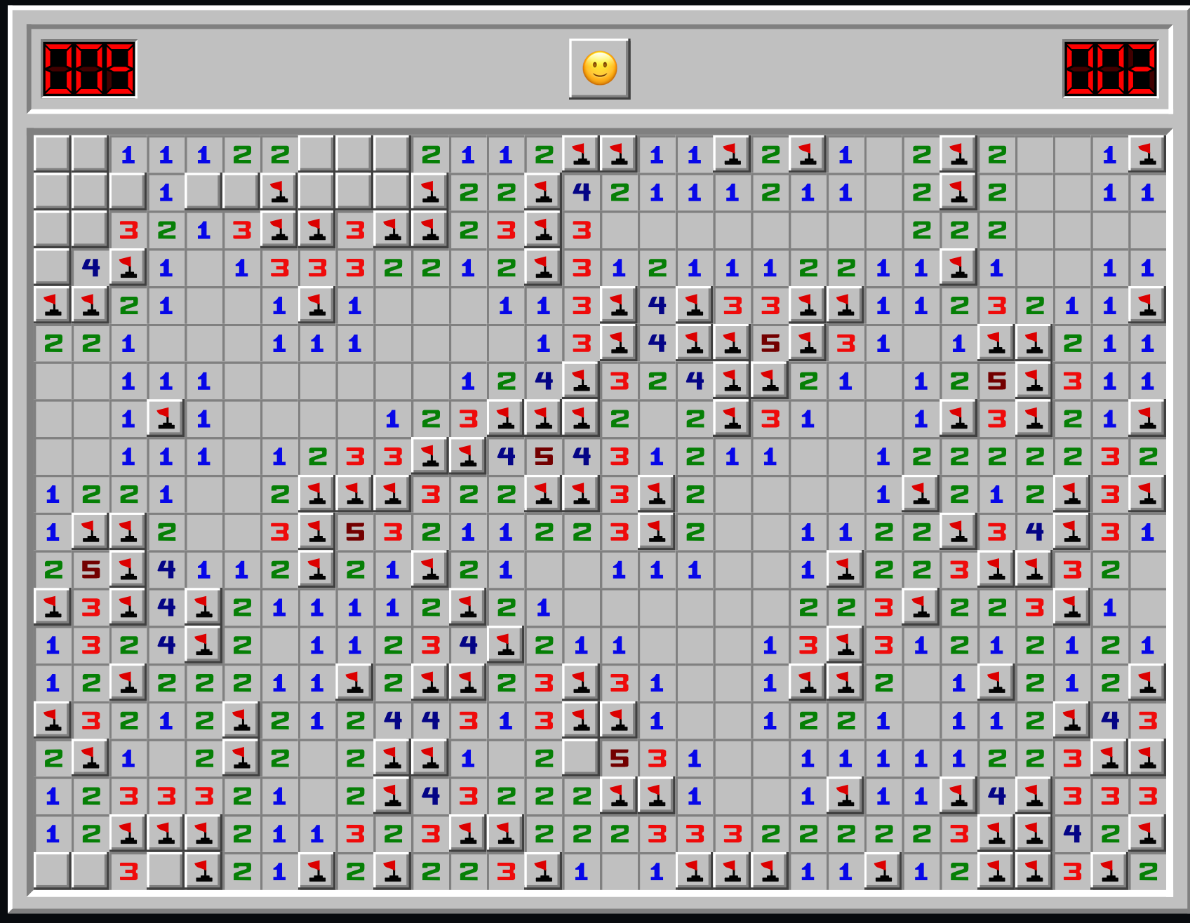 Recreated board