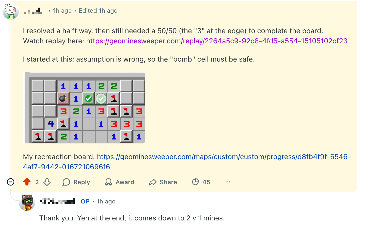 Reddit reply with the replay link