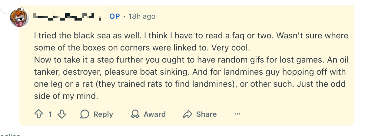 Exploring other features on the site
